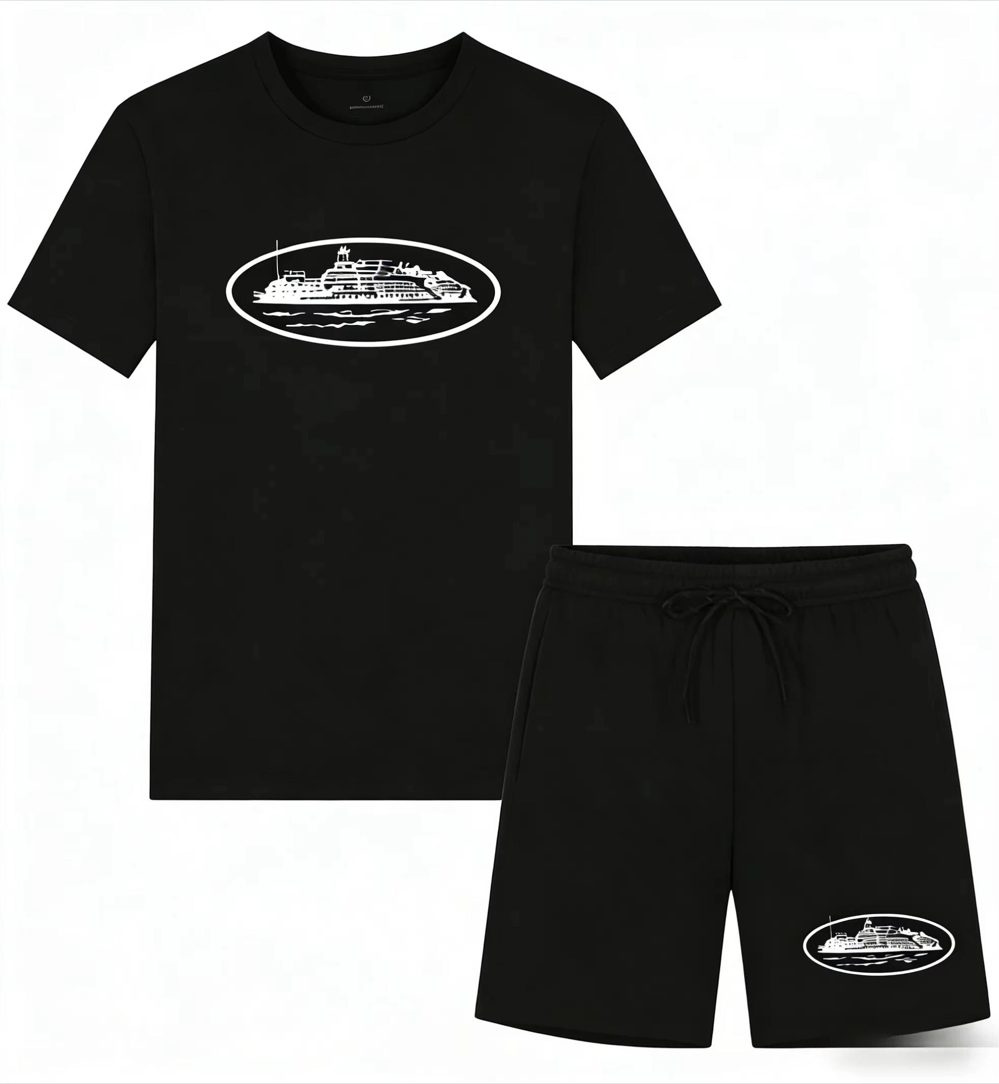 Streetwear Brand Shorts - 2026 여름 신상 스몰 보트 프린트