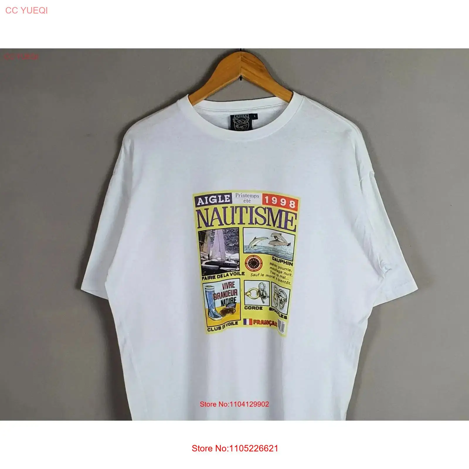 French Streetwear Brand - 빈티지 1998 AIGLE Nautisme 봄 여름