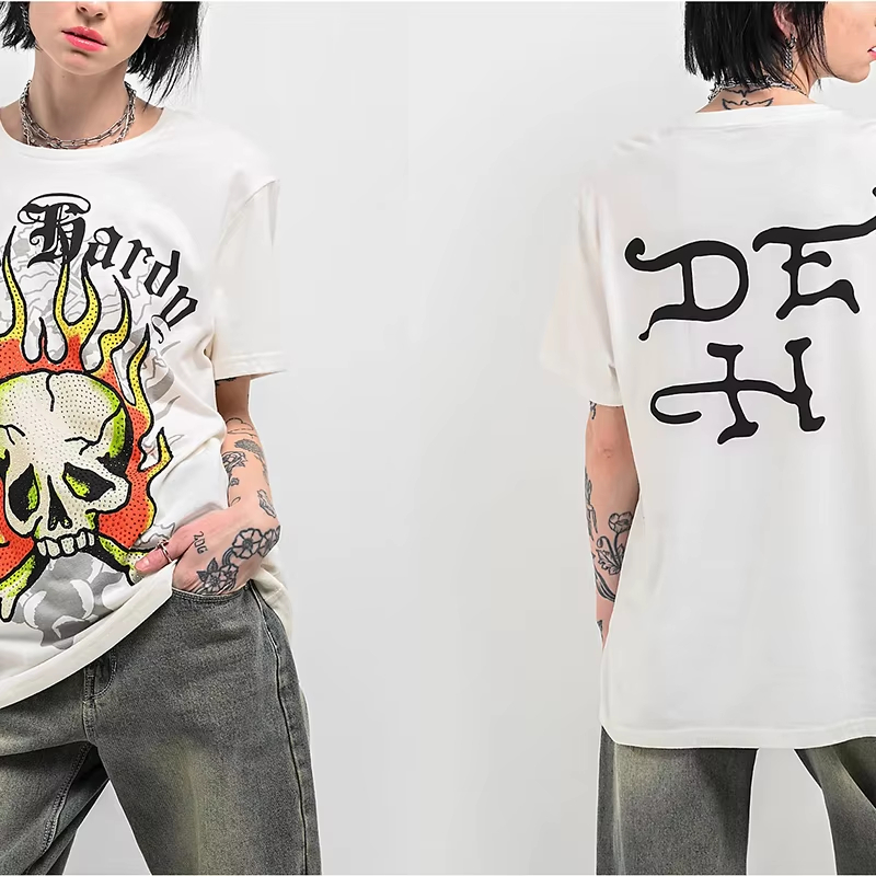 일본 드래곤 Y2k 스트리트 트렌디 타투 브랜드 티셔츠 - Streetwear Brand In Japan 리뷰 및 가격