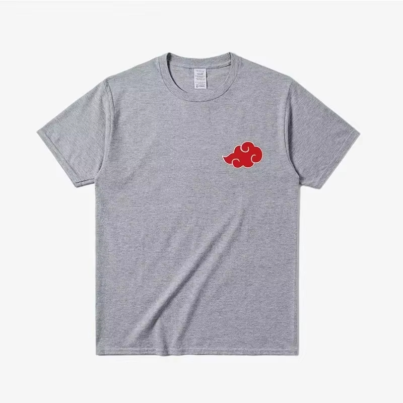 일본 애니메이션 아카츠키 구름 심볼 프린트 남성 티셔츠 - Streetwear Brand In Japan 리뷰 및 가격