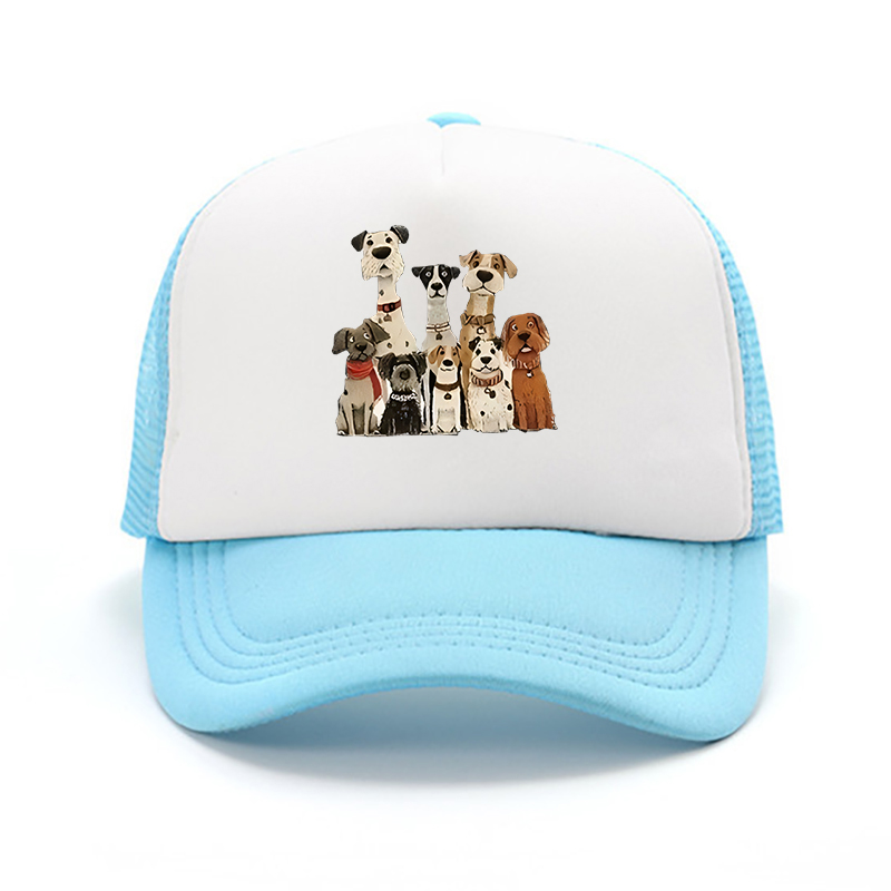 새로운 여름 스트리트웨어 브랜드 도그 프린트 야구 모자 - Cap Streetwear Brand 리뷰 및 가격