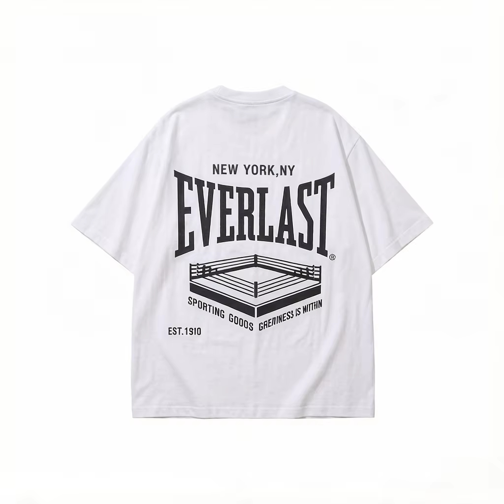화이트 복싱 링 헤비웨이트 브랜드 티셔츠 코튼 그래픽  - Streetwear Brand Rings 리뷰 및 가격