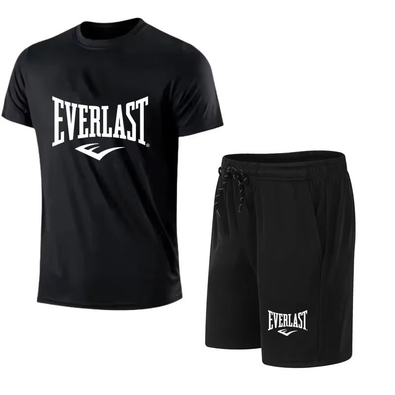 EVERLAST 남성용 티셔츠 + 반바지 2pcs 세트 - Streetwear Brand Shorts 리뷰 및 가격