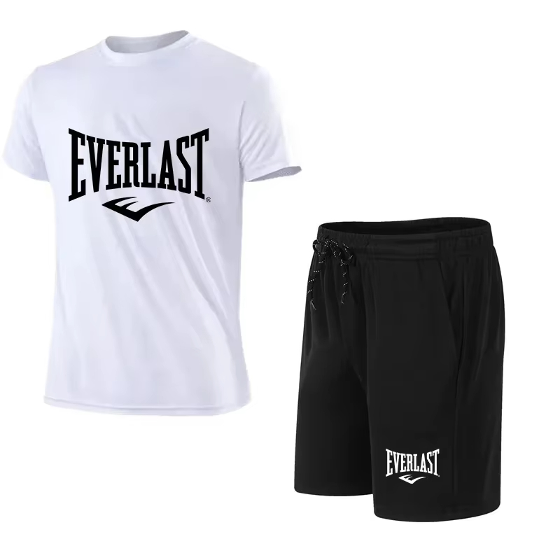 EVERLAST 남성용 티셔츠 + 반바지 2pcs 세트 - Streetwear Brand Shorts 리뷰 및 가격