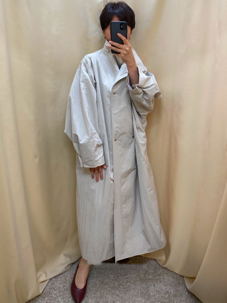 오프 화이트 오버사이즈 롱 트렌치 코트 여성 하이 스탠 - Off White Belt 리뷰 및 가격
