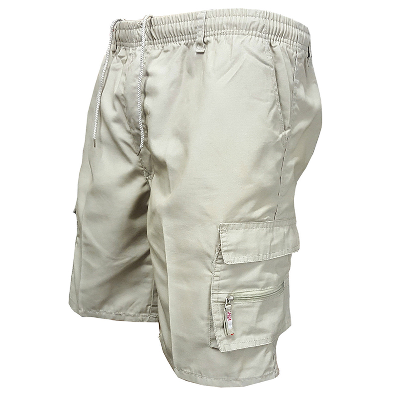 남성용 신축성 허리밴드 카고 반바지 테크웨어 버클 포켓 - Streetwear Brand Shorts 리뷰 및 가격