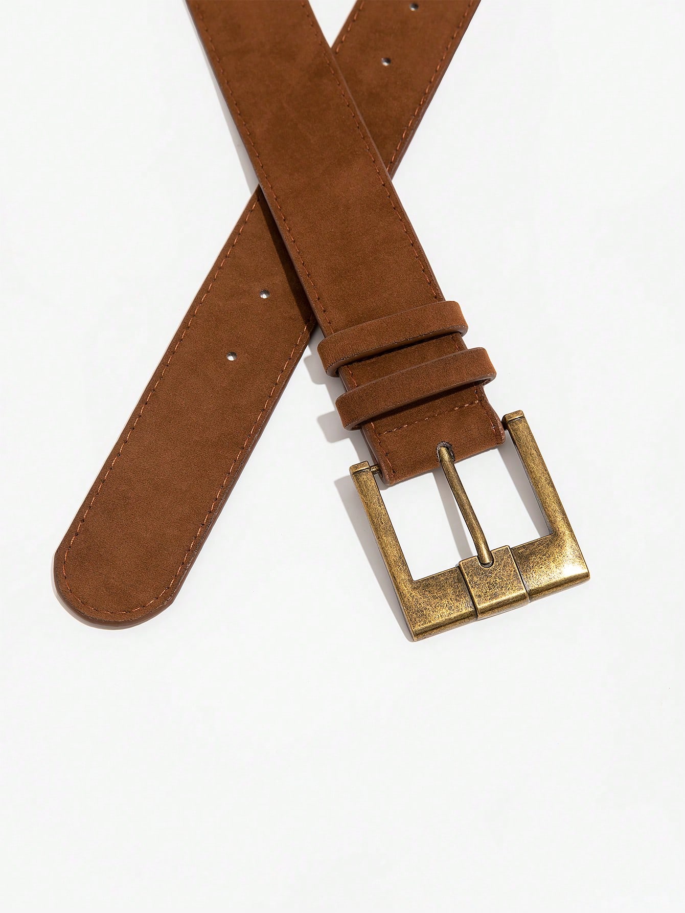 1개 여성용 브라운 빈티지 캐주얼 브론즈 금속 프레임  - Off White Belt 리뷰 및 가격