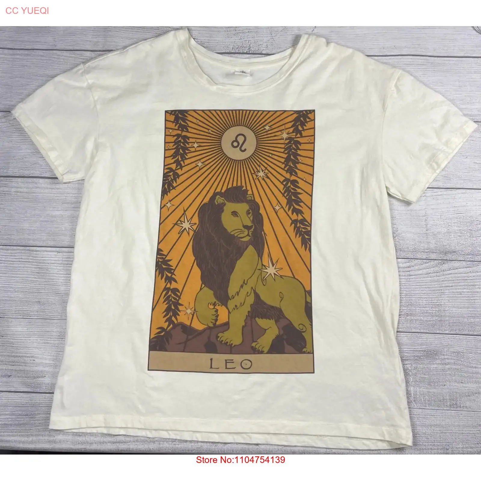 Vtg Y2K Zodiac Leo Lion T 셔츠 S - Streetwear Brand La 리뷰 및 가격