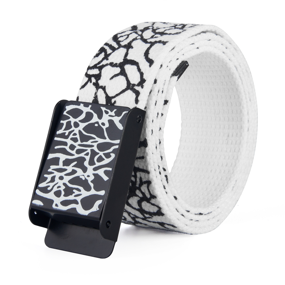 3.8cm 유니섹스 패셔너블 조절 가능한 캐주얼 폴리에 - Off White Belt 리뷰 및 가격