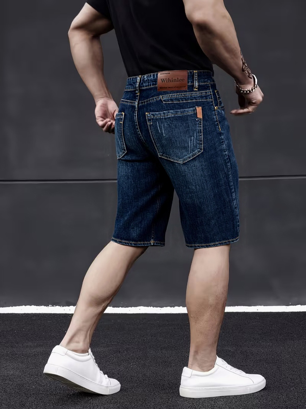 Wthinlee 뉴 비즈니스 남성 청바지 캐주얼 스트레 - Streetwear Brand Shorts 리뷰 및 가격