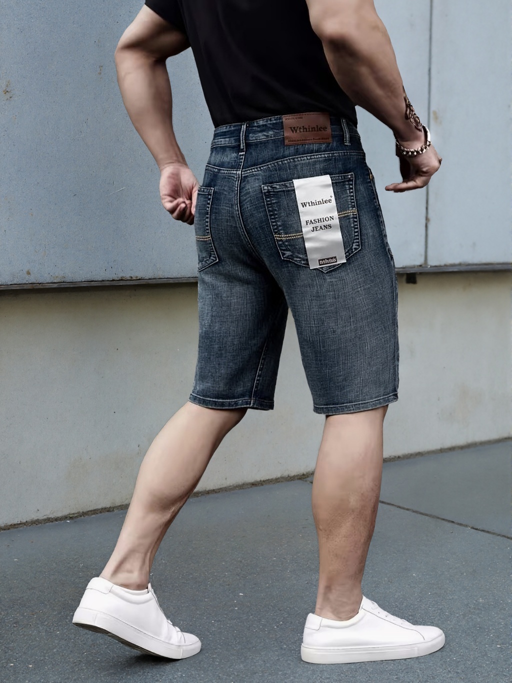 Wthinlee 뉴 비즈니스 남성 청바지 캐주얼 스트레 - Streetwear Brand Shorts 리뷰 및 가격